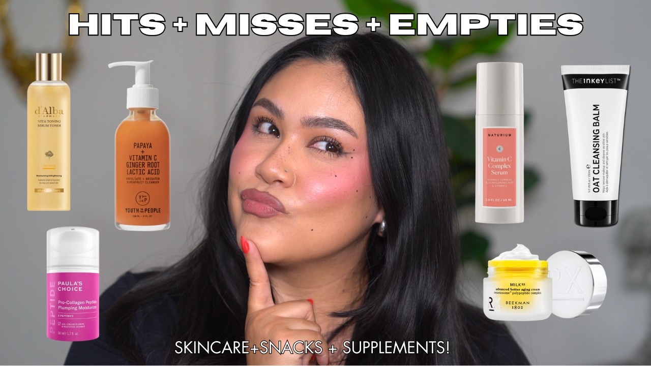 2026 Hits Misses + Empties | Skincare + Snacks | Sarahsowse
