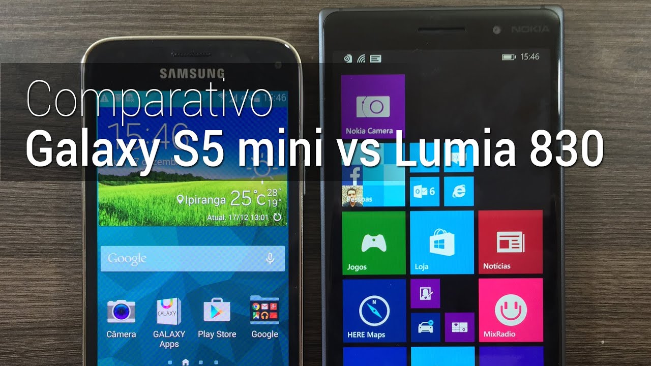 Comparativo: Galaxy S5 mini vs Lumia 830 | Tudocelular.com