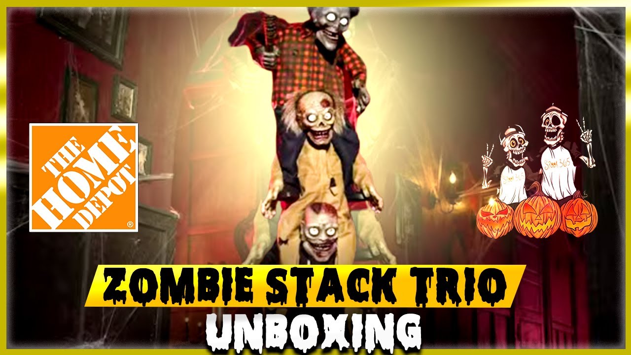 UNBOXING the Zombie Trio Stacks | Home Depot’s Goriest Terror Yet! 🧟‍♂️🎃