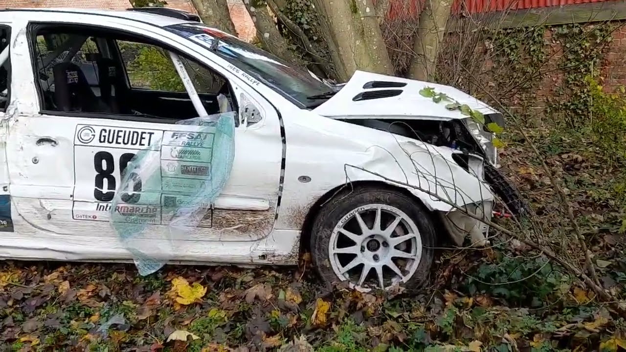 rallye de picardie es1 moderne and vhrs crach
