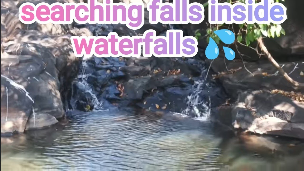 Finally found hiddenwaterfalls#searchingfalls inside waterfalls#family#vacation #kanchibail#erugundi