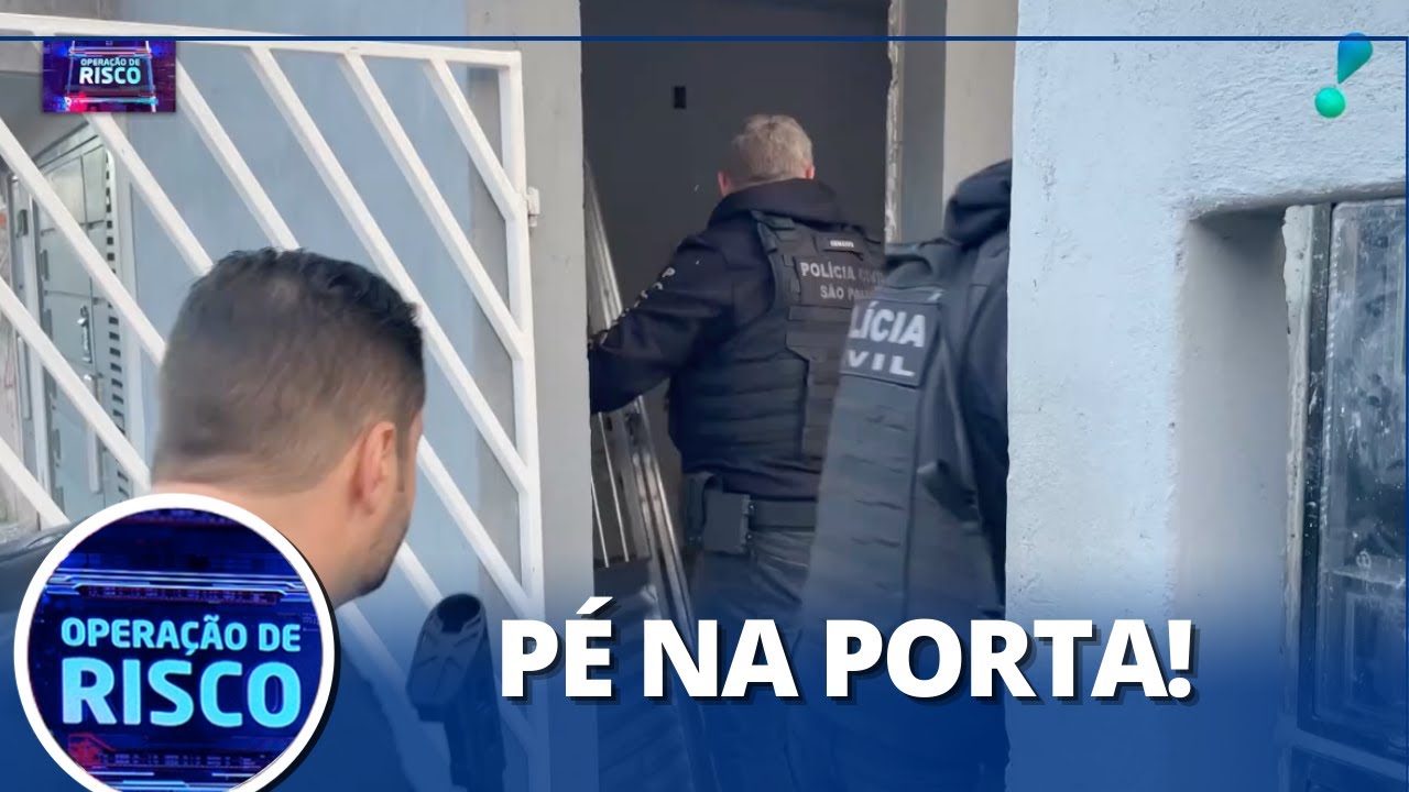Ação da polícia invade residência de casal acusado de chefiar o tráfico