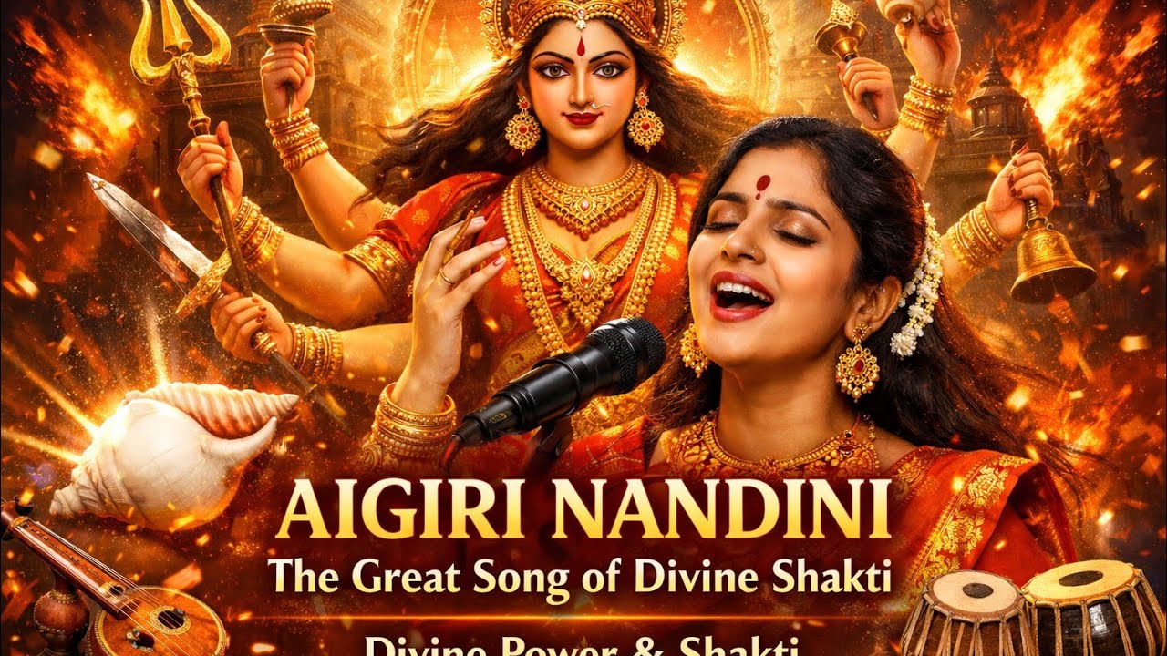 Aigiri Nandini | Mahishasura Mardini Stotram | Powerful Durga Stuti#Ayigiri Nandini #bhajan