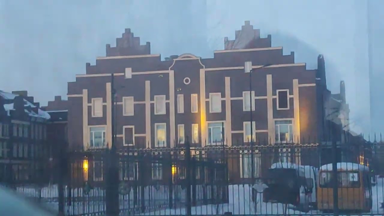 #Автобус26 #2Часть Из окна смотрим калининград. Январь2026 #КартаВолна215050137058 длядонатов 