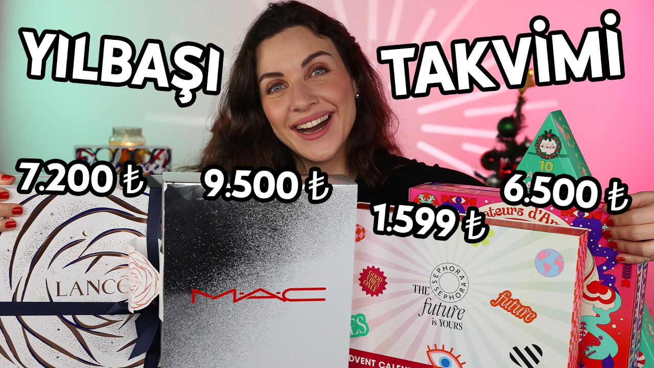 TÜM YILBAŞI SETLERİNİ ALDIM! (MAC, LANCOME, SEPHORA, L'OCCITANE)