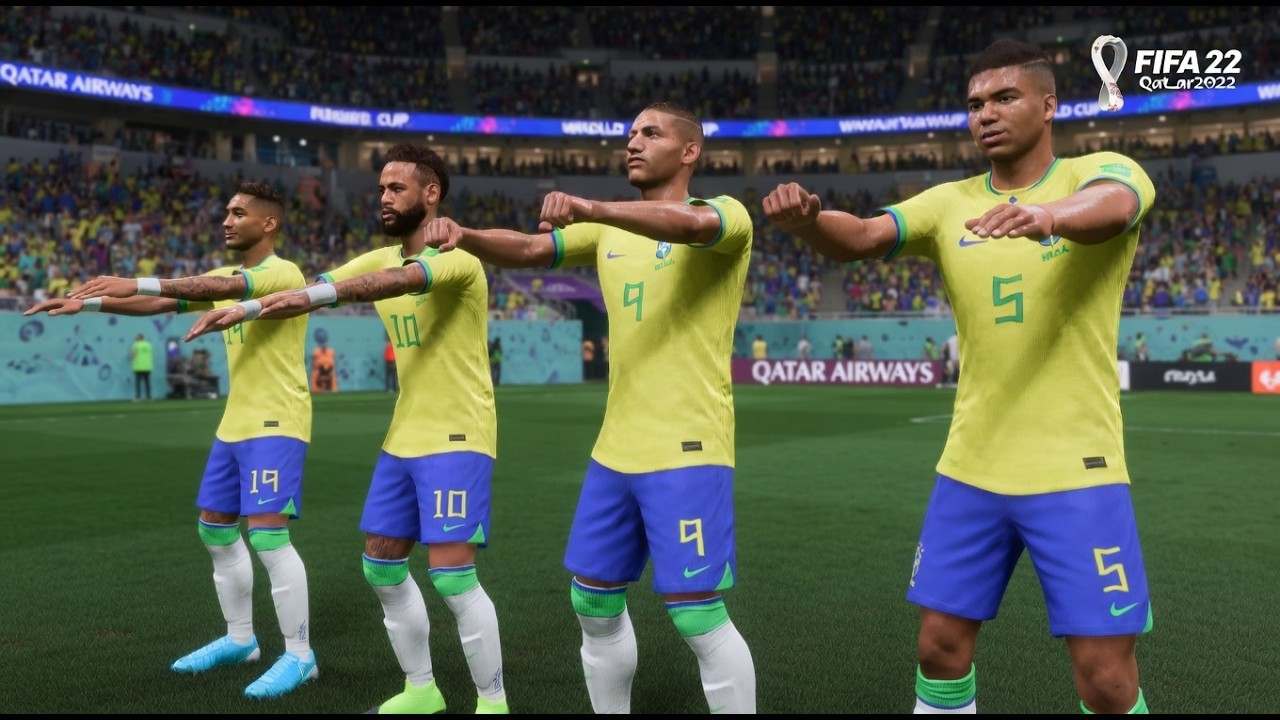 FIFA 23 - Brazil vs  Argentina FIFA World Cup 2022 Final Mind blowing Match in Qatar.