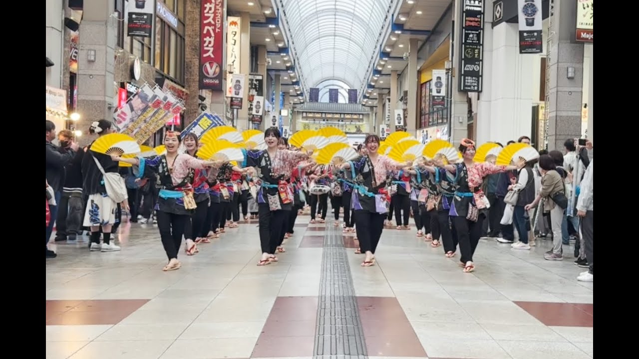 20250517仙台青葉まつり1日目「宮城大学娘すずめ。」中央通り流し
