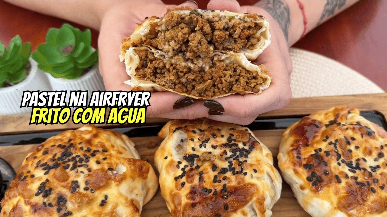PASTEL NA AIRFRYER FRITO SEM &Oacute;LEO