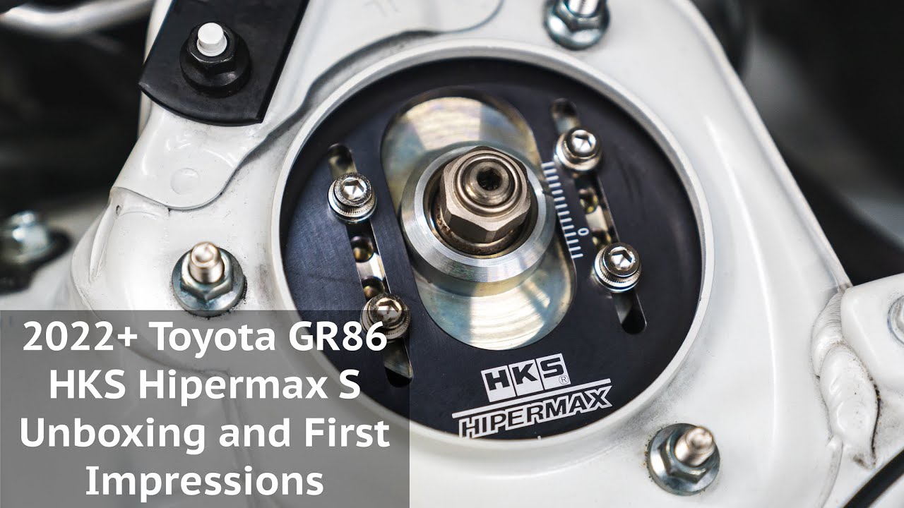HKS Hipermax S Coilovers for 2022+ GR86 | More Comfortable Than Stock?