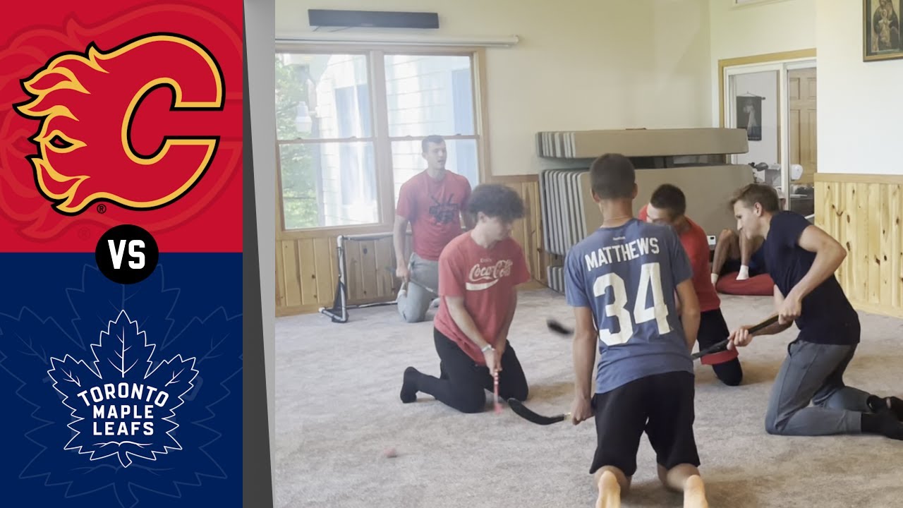 FLAMES против MAPLE LEAFS I NKHL Knee Hockey Season 3