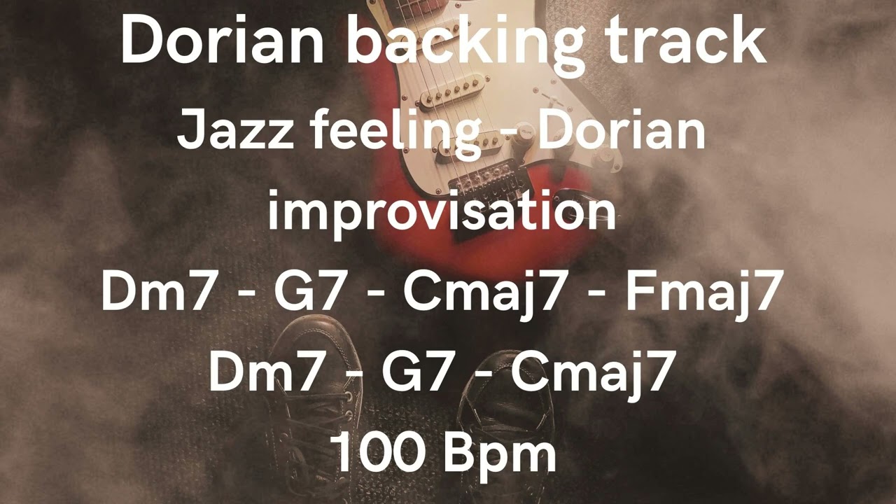 Dorian Backing Track – Jazz Feel | Dm7 G7 Cmaj7 Fmaj7 | 100 BPM