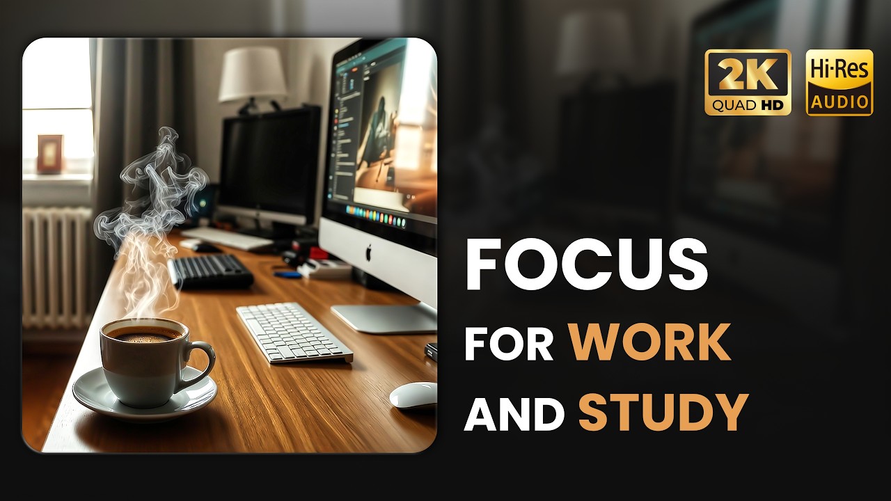 Deep Work Focus [2K Hi-Res • Study Music]