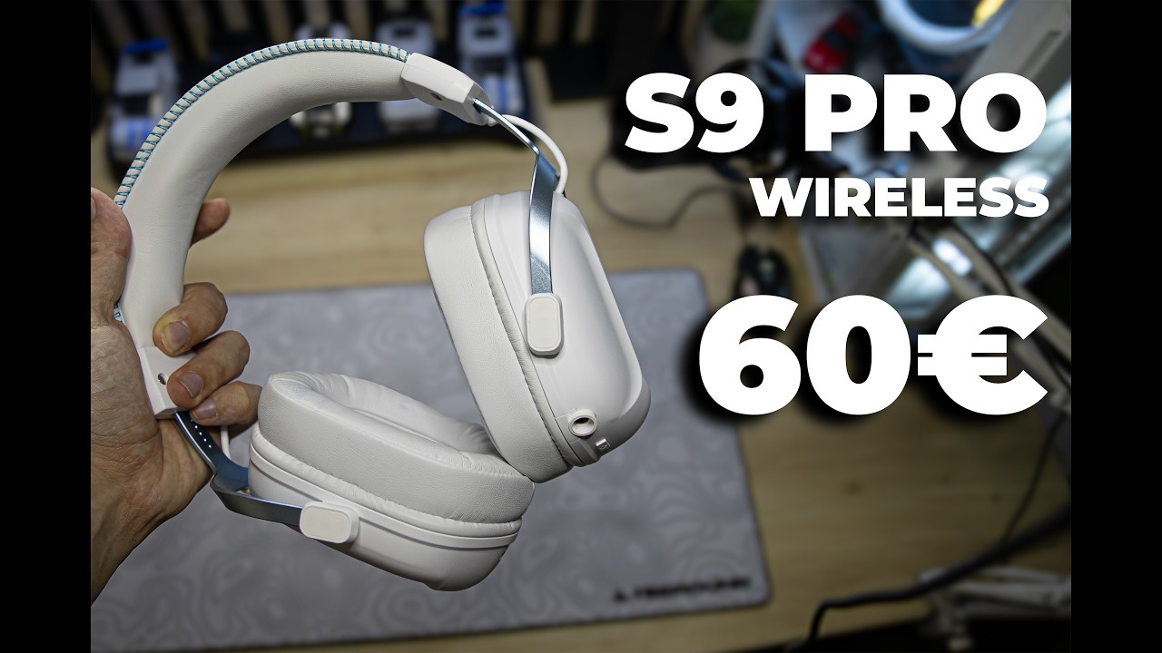 Ce casque sans fil est bien trop bon pour son prix… (MCHOSE S9 PRO WIRELESS)
