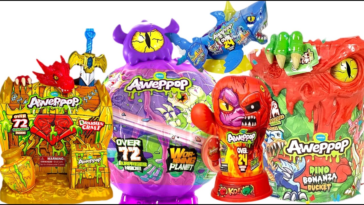 PART 1| NEW AWEPPOP MONSTERS UNBOXING! 😱 Dino Bonanza & Drakken Craft by Danbaole