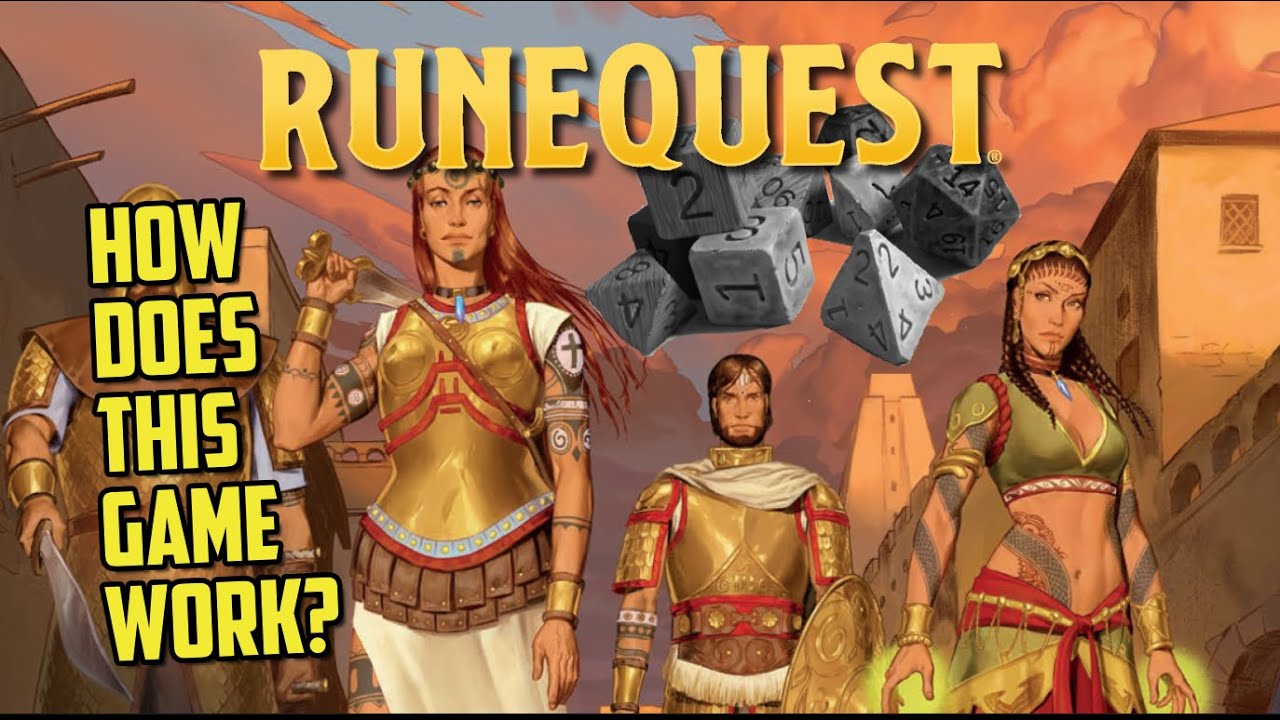 Давайте объясним, как работает Runequest, на примере новейшего Starter Box | Обзор RPG