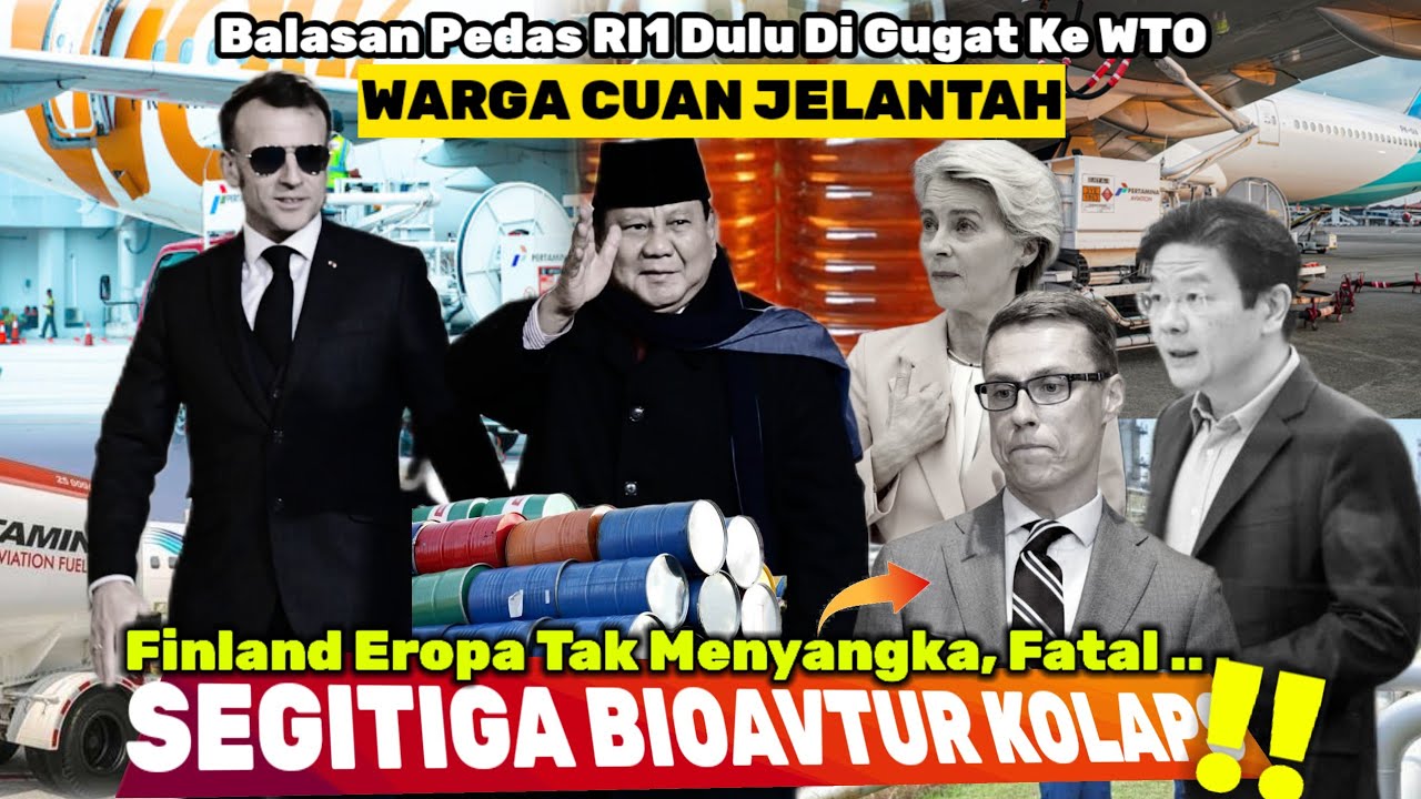 Dikunci Presiden Prabowo Tercengang Eropa Finland Singapura,Segitiga Avtur Duniae Kejepit 28T Muspro