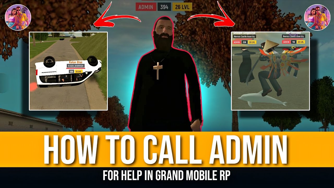 How to Call Admin in Grand Mobile RP ( For Help )