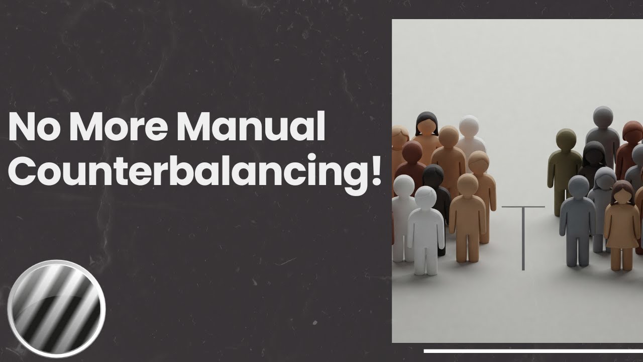 How to Counterbalance Automatically in PsychoPy