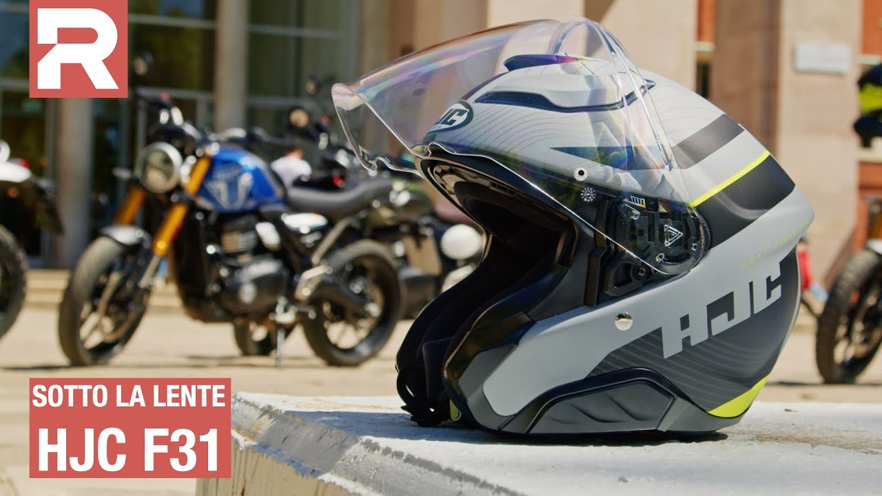HJC F31 - prova - come è fatto, quanto pesa e quanto costa il casco JET della coreana HJC