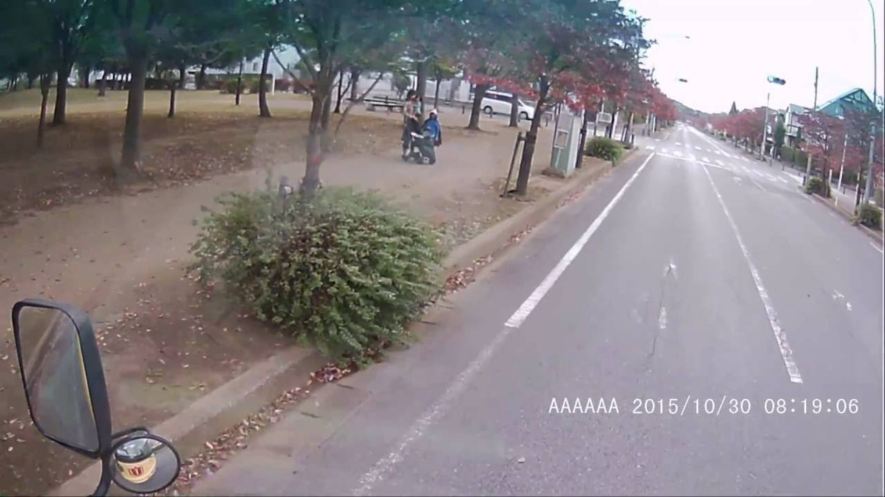 【車載動画】2015ハロウィーン幼稚園通園バス