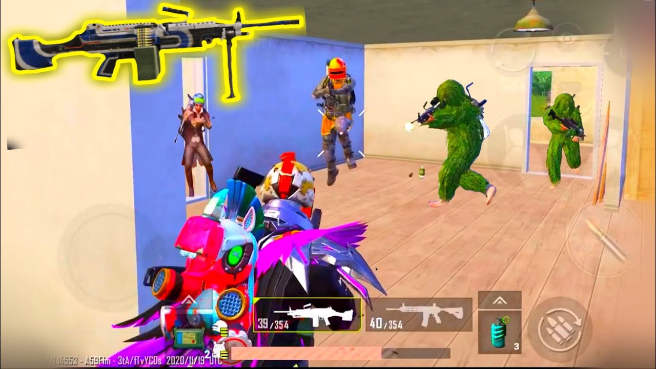 TACAZ vs ENEMIES FULL M249 | TACAZ PUBG MOBILE TACAZ