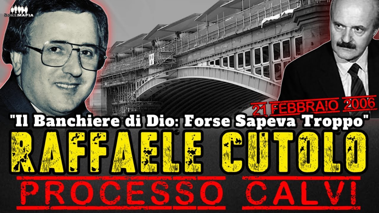 Il Banchiere di Dio: Forse Sapeva Troppo! Raffaele Cutolo.  #storiemafia #perte
