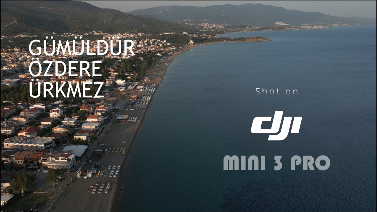 Gümüldür ve Özdere Plajları | Drone ile Manzarası | 4K | İzmir | Türkiye