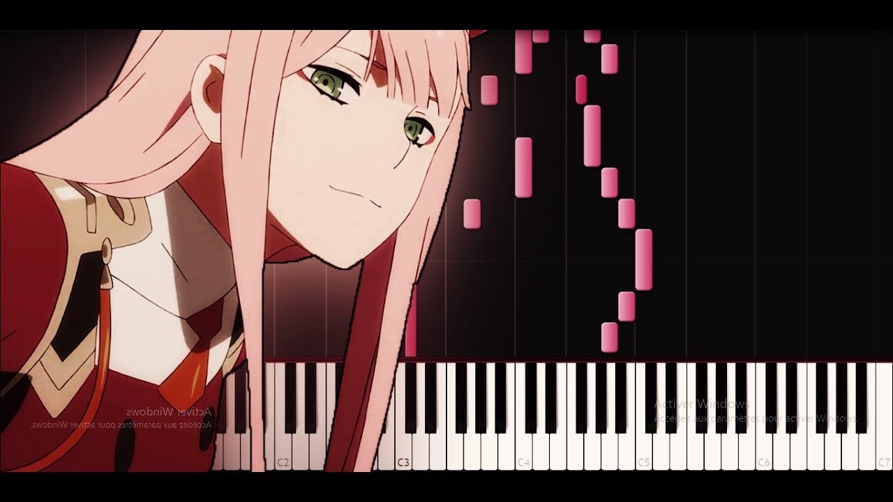Darling in the FranXX ED - Torikago [Piano tutorial + SHEETS] // Synthesia