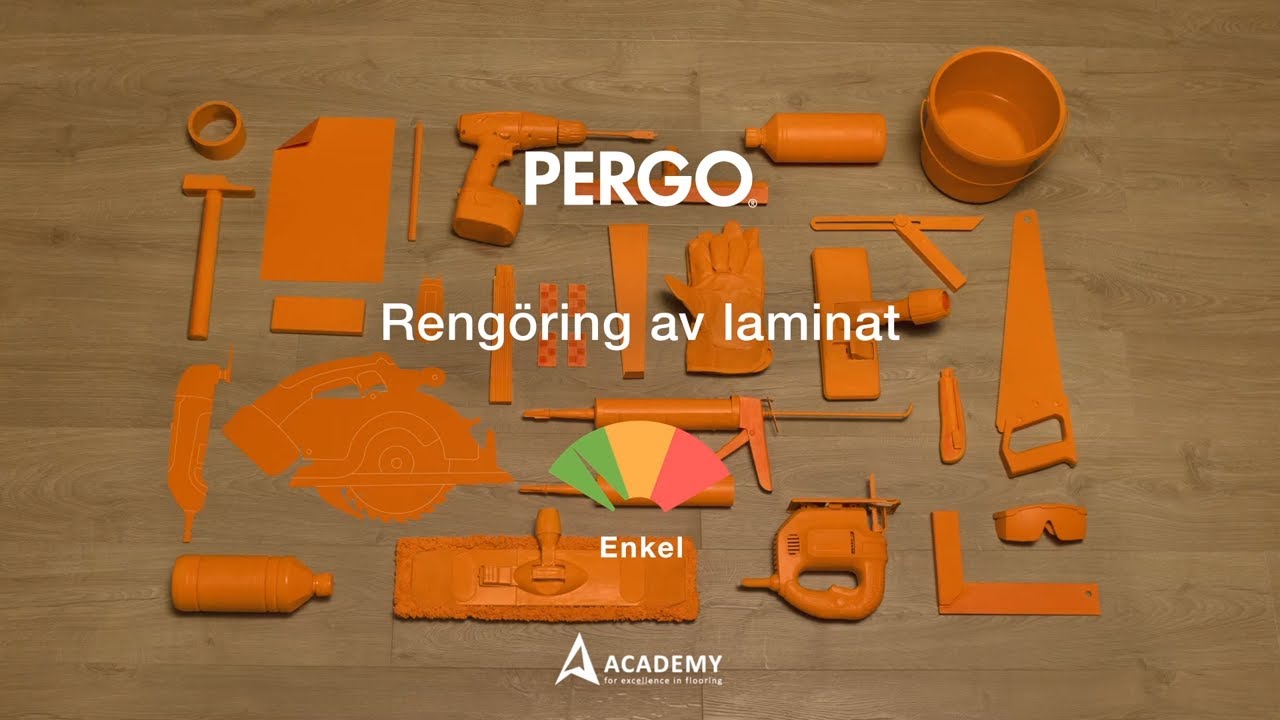 Laminatgolv underhåll: rengöring