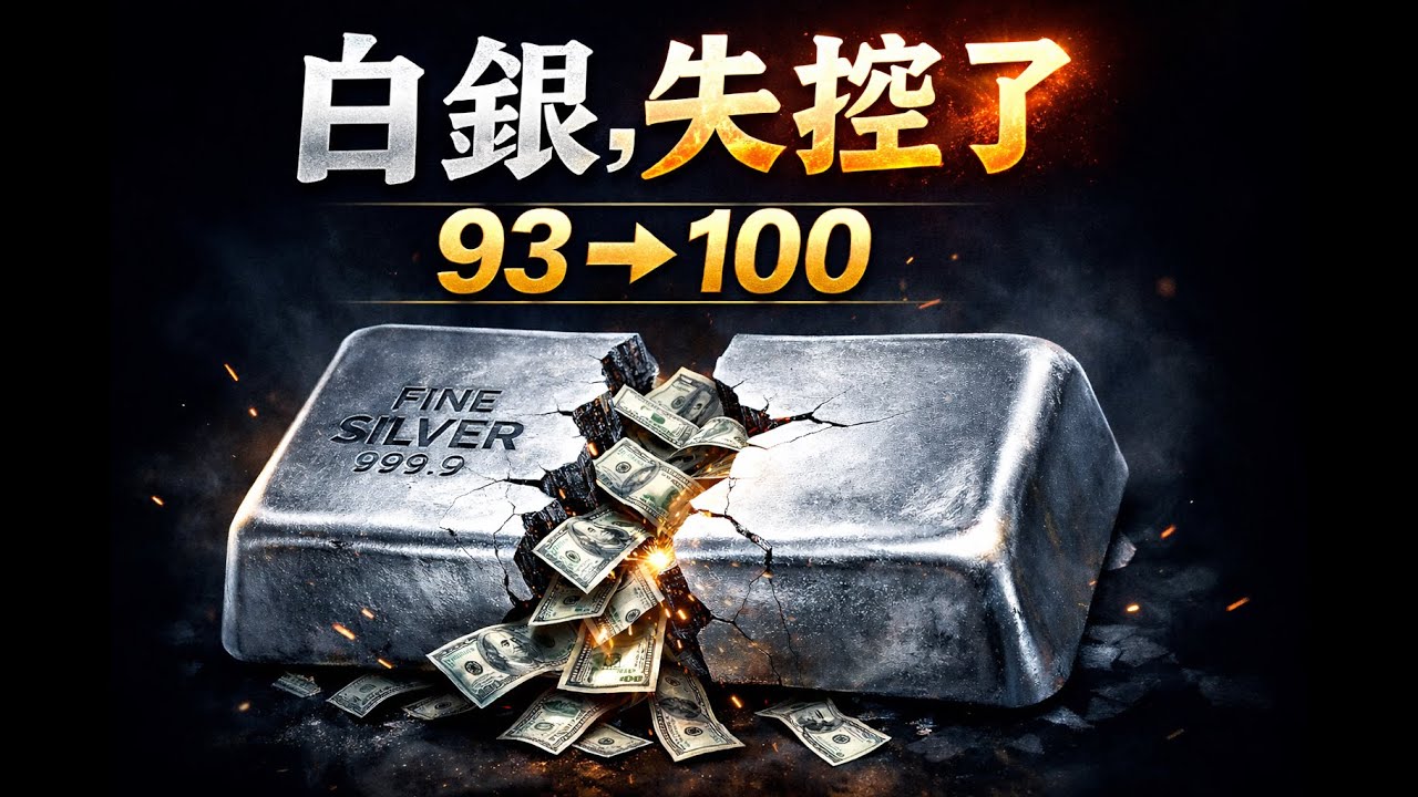 白銀，失控了｜93 美金不是頂部，而是警告#美股分析 #投資 #2026 #強積金投資 #money #中國銀行 #熱門 #錢放在銀行越來越薄 #白银 #黄金 #投资策略 #金融