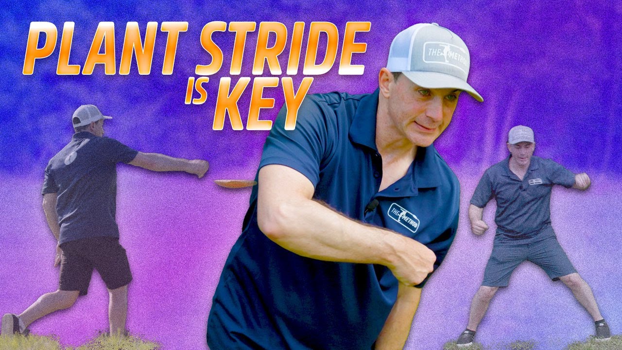 Adding Momentum in Disc Golf - The Plant Stride is KEY