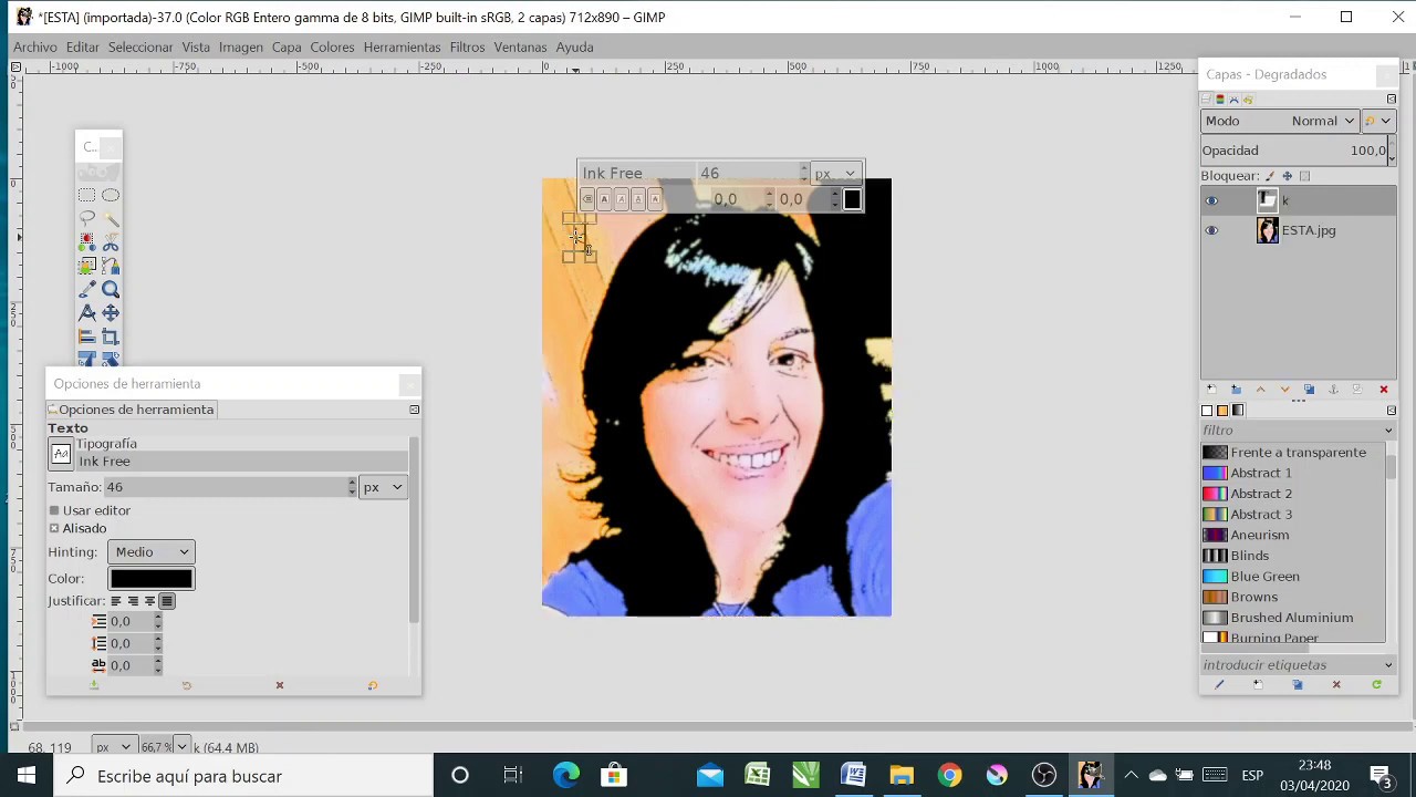CONVERTIR TU FOTO EN MODO CÓMIC CON GIMP