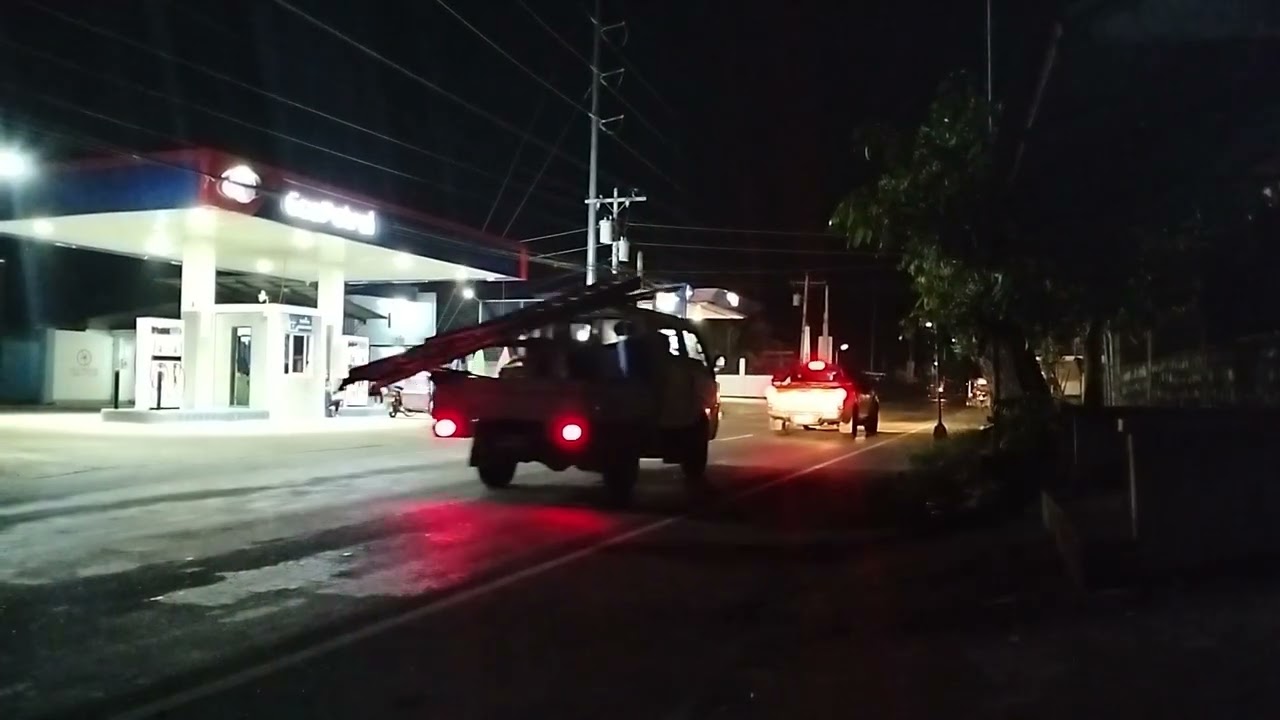 Night Time in South Poblacion, Dipaculao, Aurora for 10 Minutes Straight..