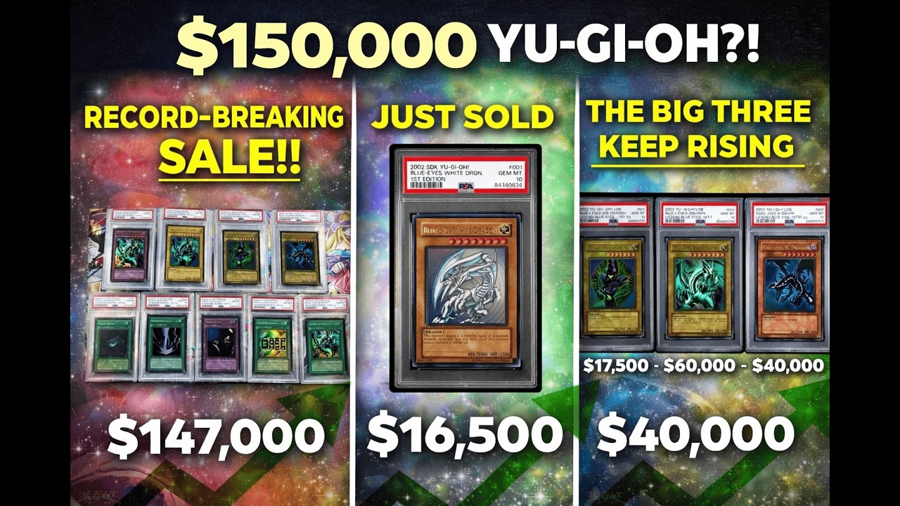 Рекордные продажи Yu-Gi-Oh! стремительно растут | Голографический набор первого издания за 150 00...