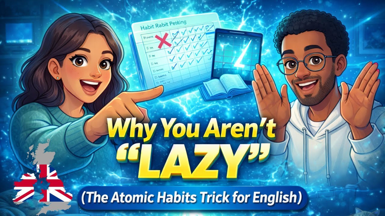 How to Trick Your Brain to Learn English - The Atomic Habits Trick