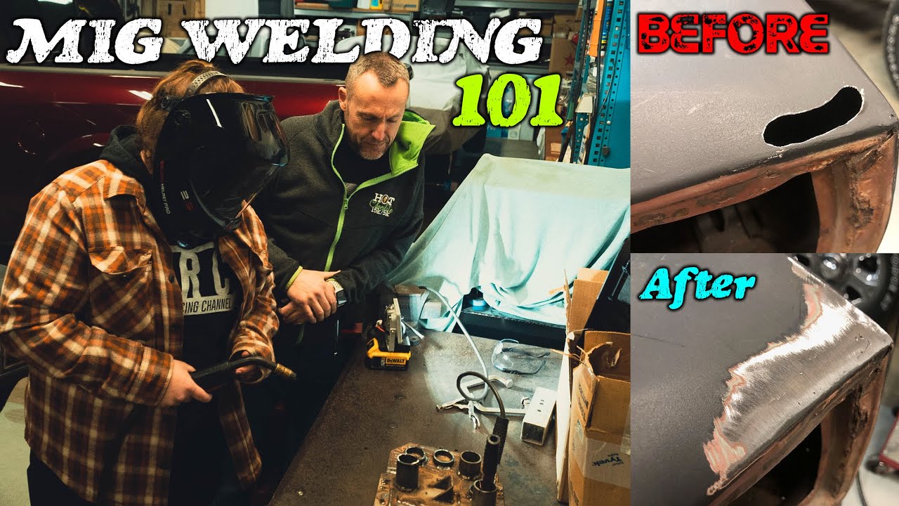 Welding for the FIRST TIME! How to fix Rust Holes the EASY WAY (No Bondo)