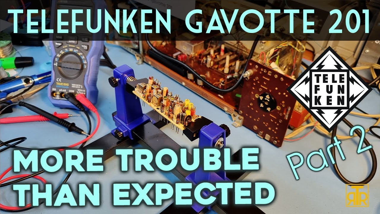 This radio has more issues than I expected - Telefunken Gavotte 201 (Part 2)
