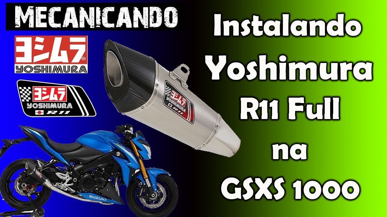 Instalando Yoshimura R11 Full na GSXS 1000