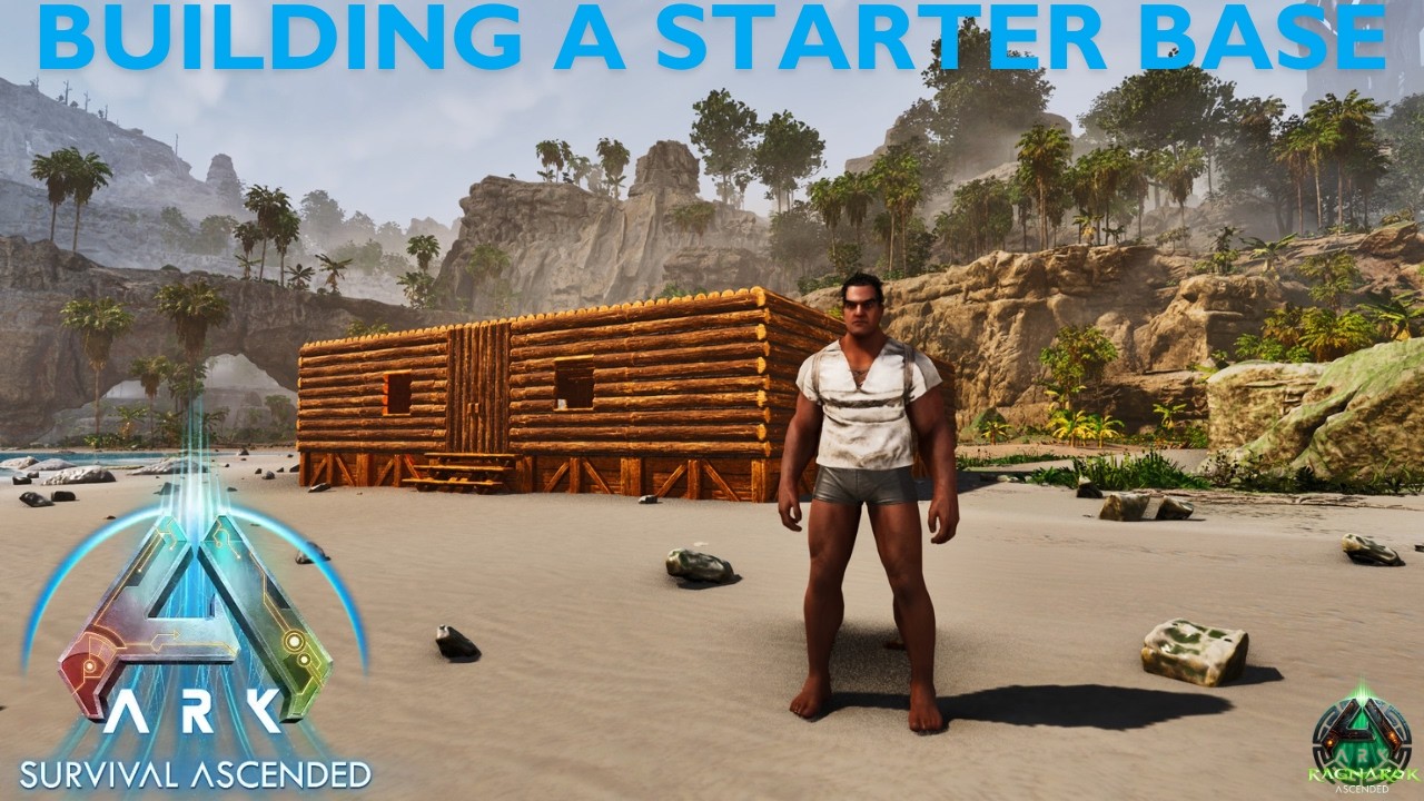 ASA | S1 - EP1: Building a Starter Base on Ragnarok!