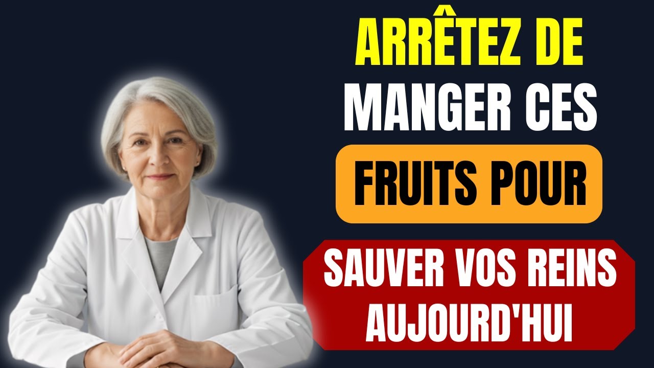4 FRUITS À BANNIR APRÈS 40 ANS POUR PROTÉGER VOS REINS ET ÉVITER LA DIALYSE - DR DUBOIS