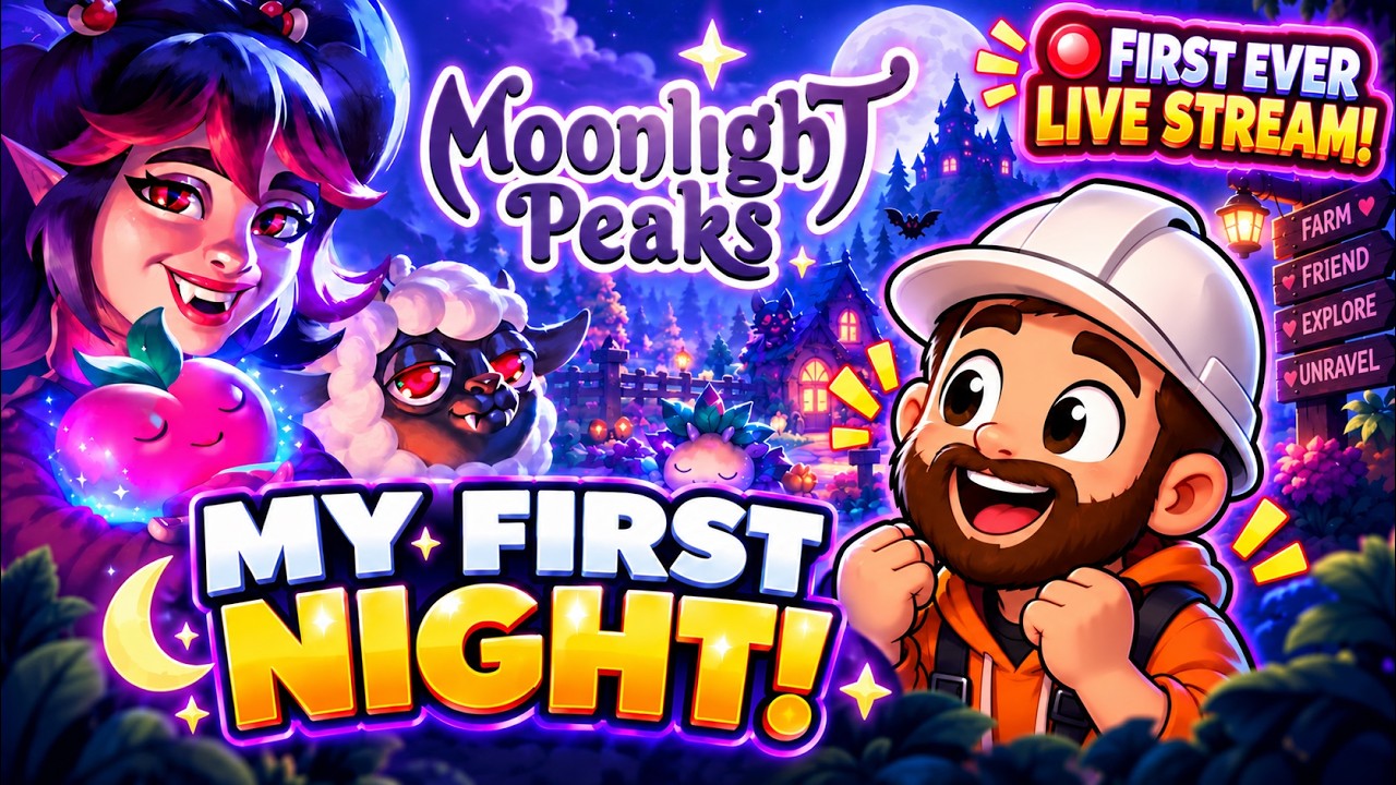 🌙 Moonlight Peaks LIVE! | My FIRST EVER Stream! 🔴