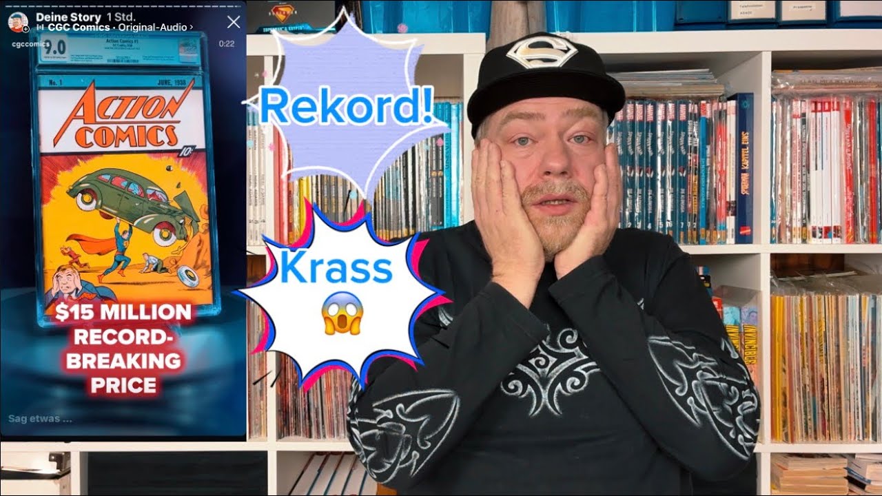Rekord! l Action Comics 1 Ausgabe für 15 Millionen Dollar verkauft! 😱 | Der teuerste Comic der Welt!