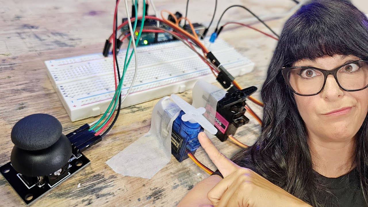 Управление двумя сервоприводами с помощью джойстика и Arduino: подключение + код