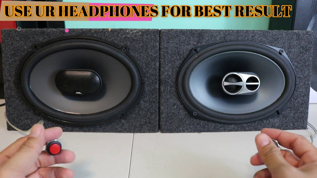 JBL GTO939 Premium 6x9  vs  Alpine SPS-619 6x9 Test and review