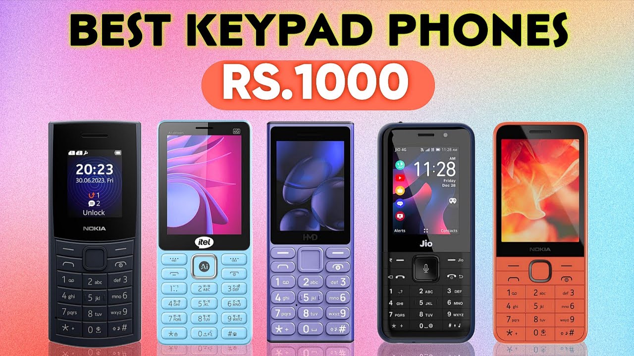 Top 6 best keypad phone under 1000 | Best keypad phone 2025 under 1000