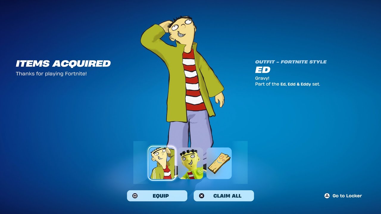 How To Get Ed Skin NOW FREE In Fortnite (Unlock LEGO Ed Style) Free Ed, Edd N Eddy Bundle