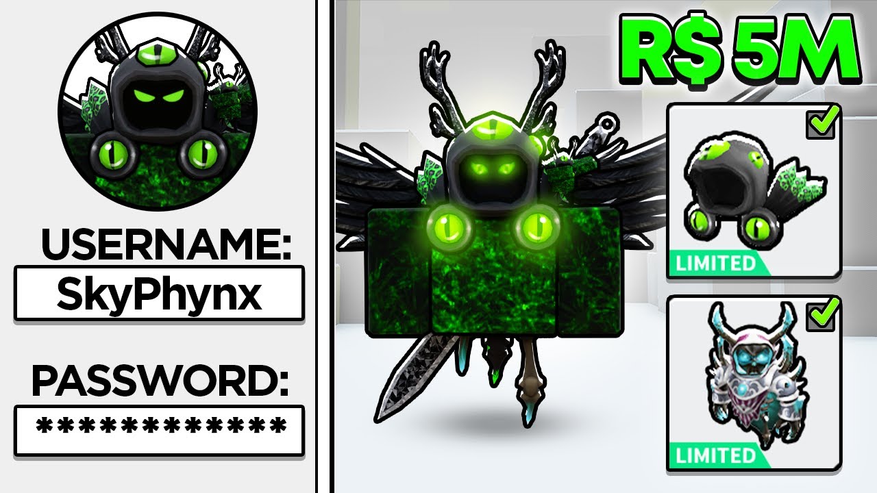 Я купил аккаунт Roblox за 100 долларов...(ОНО ТОГО СТОИЛО)