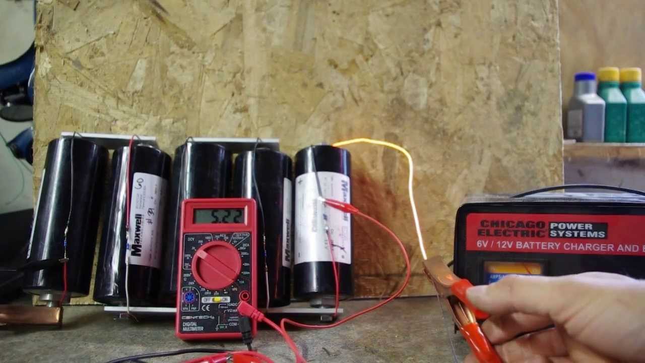 How to charge a supercapacitor/boostcap/ultracapacitor 2