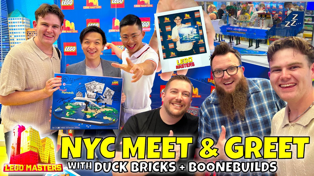 Epic LEGO Set Launch Party and MEET & GREET at NYC LEGO Store!!