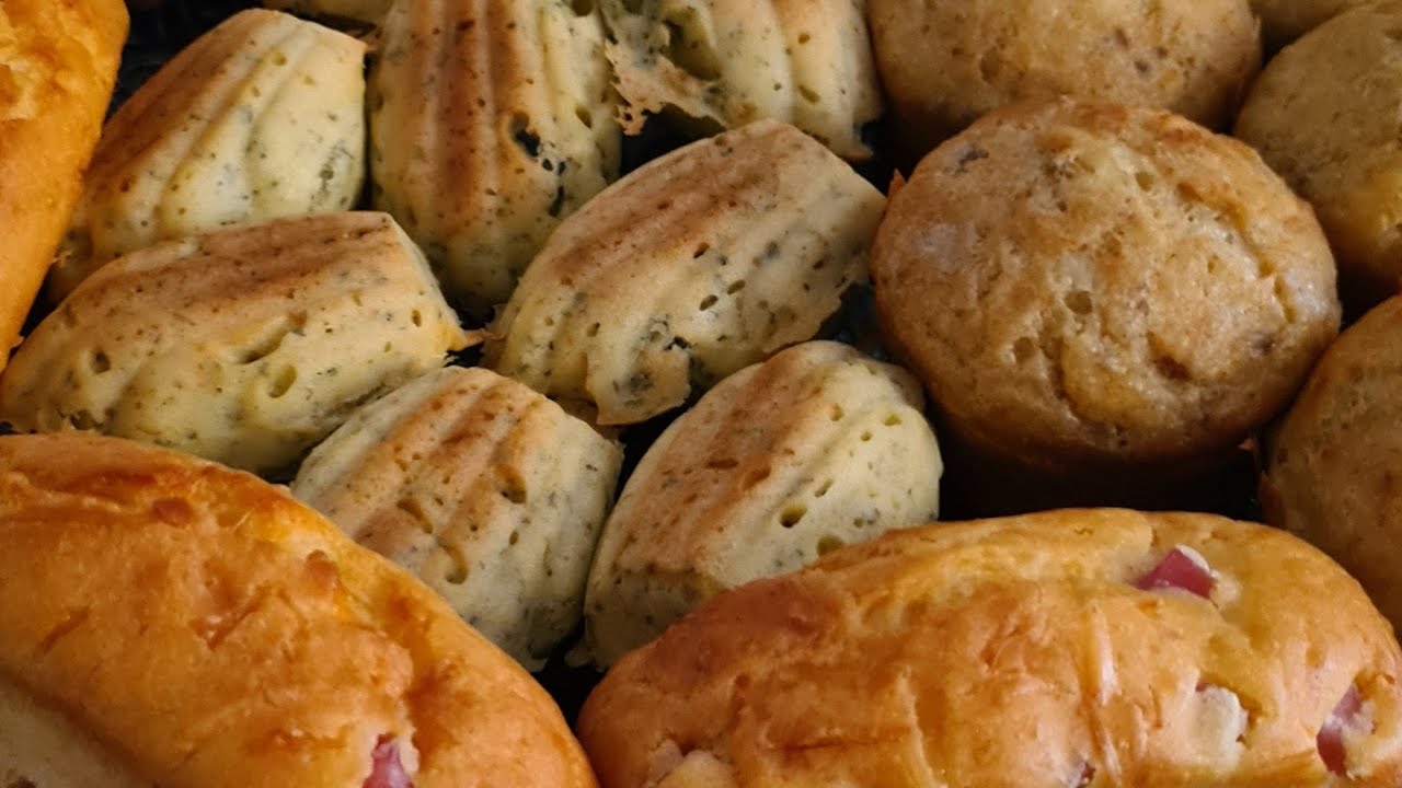 cake au thon et madeleine saler au cake factory #cakefactory